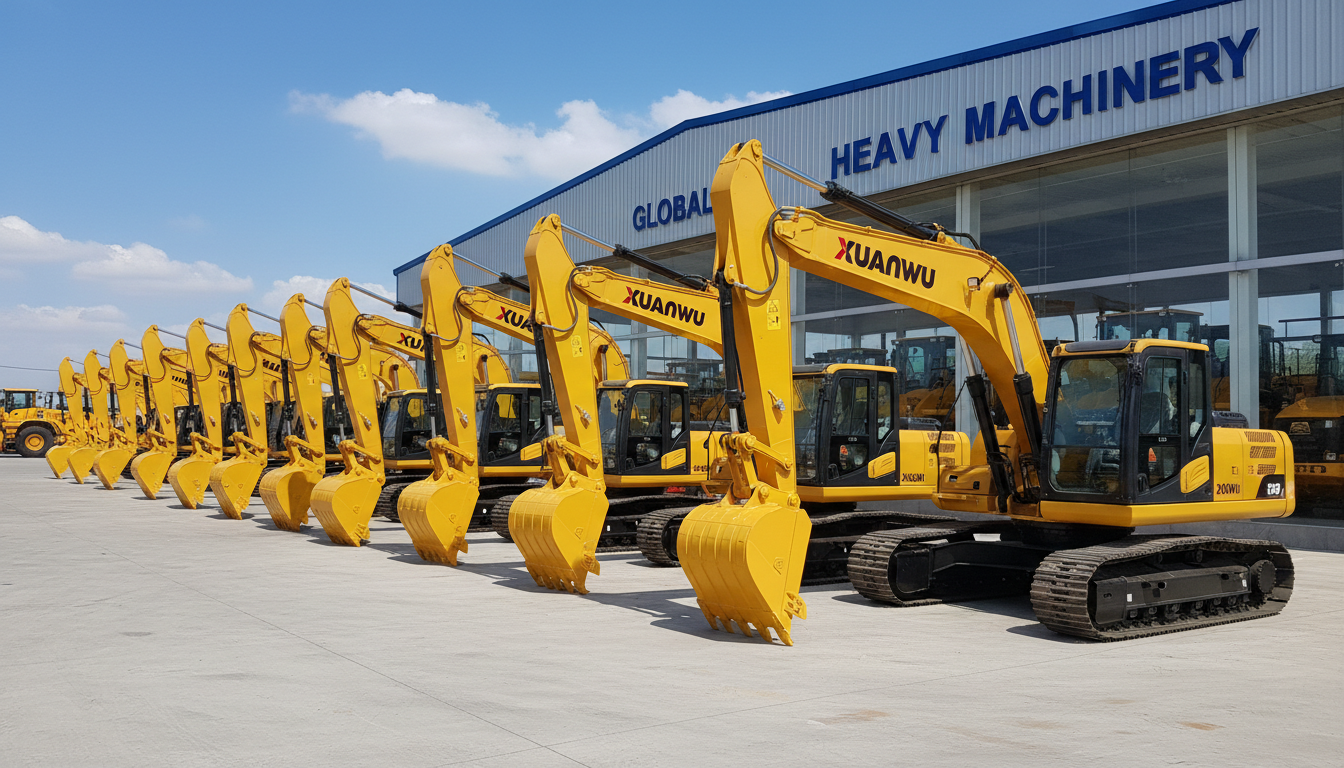 Китайские экскаваторы XCMG SANY